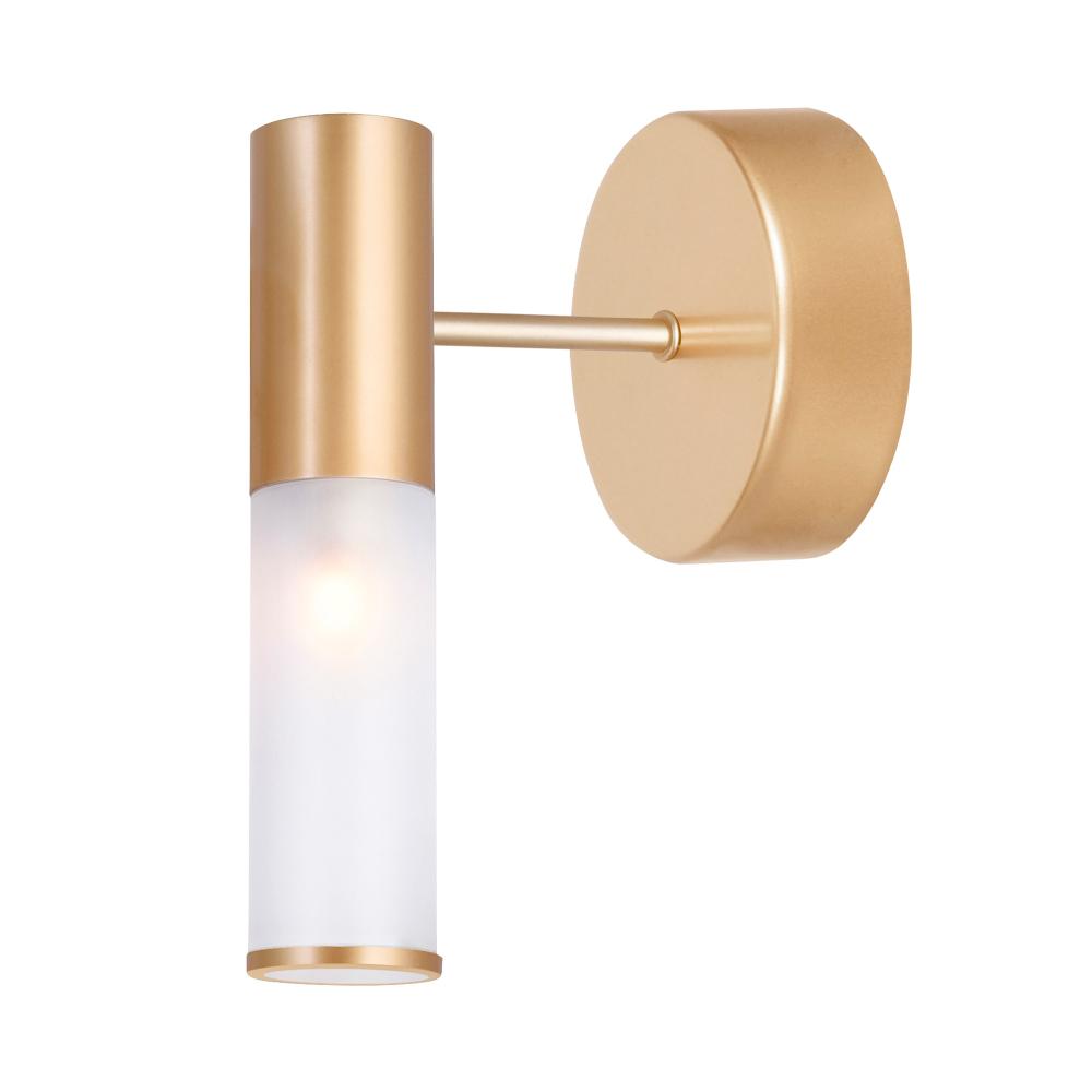 CWI Lighting 1221W7-1-625 1 Light Sconce with Brass Finish