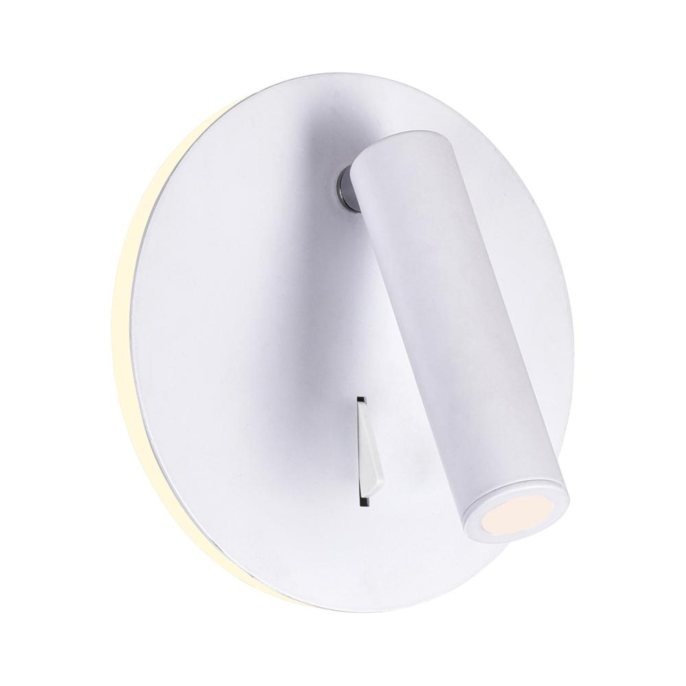 CWI Lighting 1241W6-103 LED Sconce with Matte White Finish