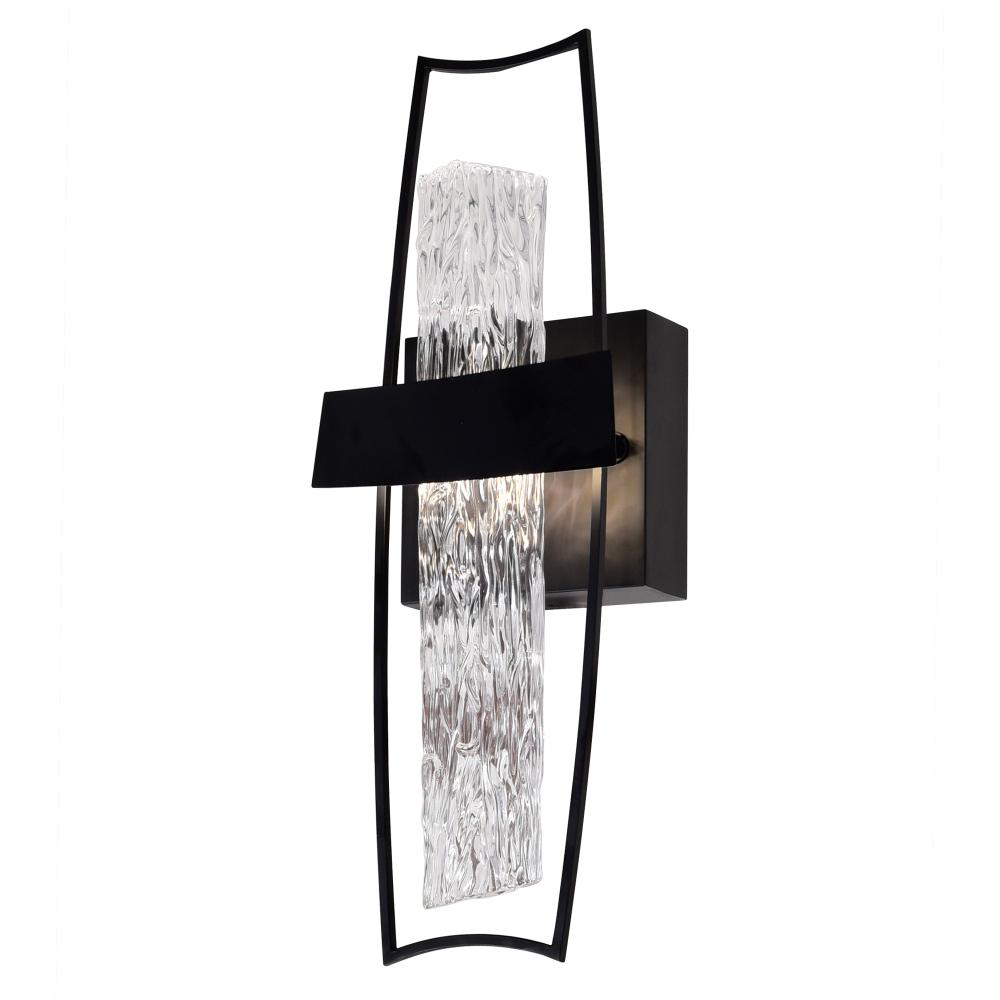 CWI Lighting 1246W5-101 Guadiana 5-in LED Black Wall Sconce