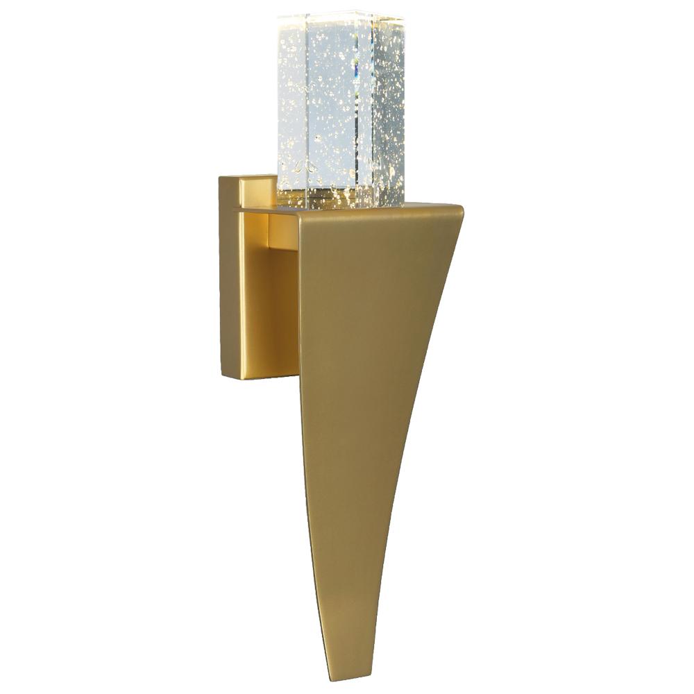 CWI Lighting 1502W5-1-602 Catania LED Integrated Satin Gold Wall Light