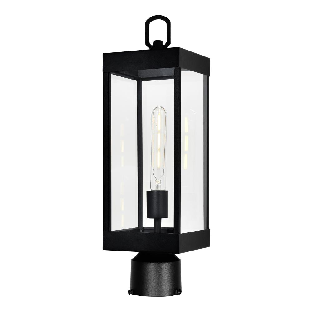 CWI Lighting 1695PT6-1-101 Windsor 1 Light Black Outdoor Lantern Head