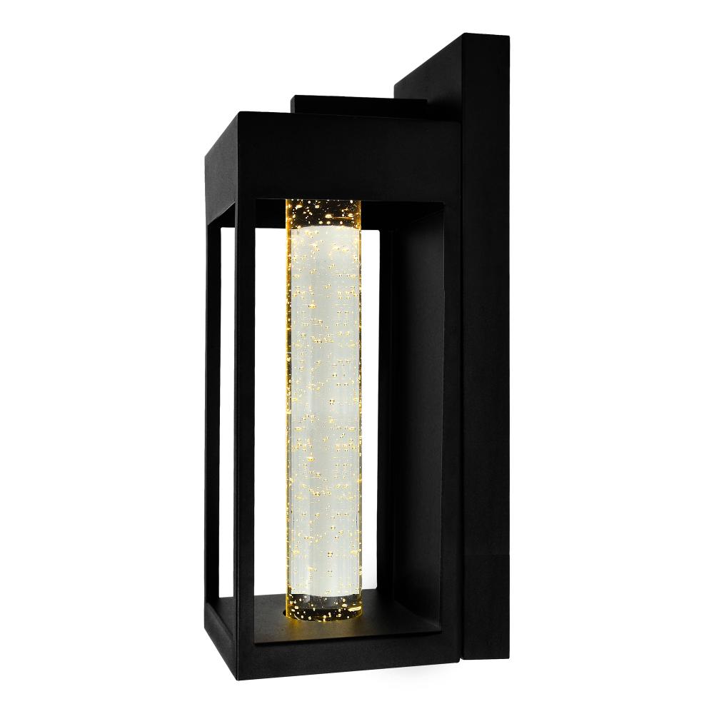 CWI Lighting 1696W5-1-101-A Rochester LED Integrated Black Outdoor Wall Light