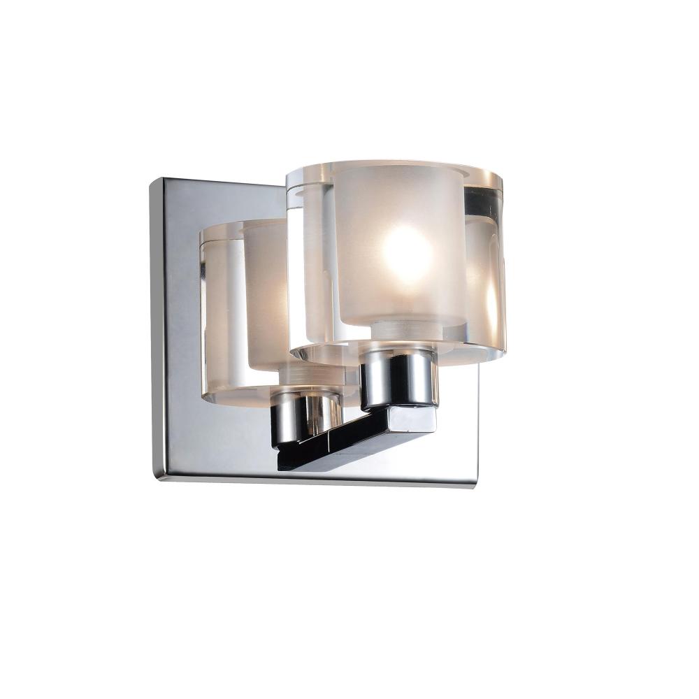 CWI Lighting 5540W5C-601 Tina 1 Light Wall Sconce with Chrome finish