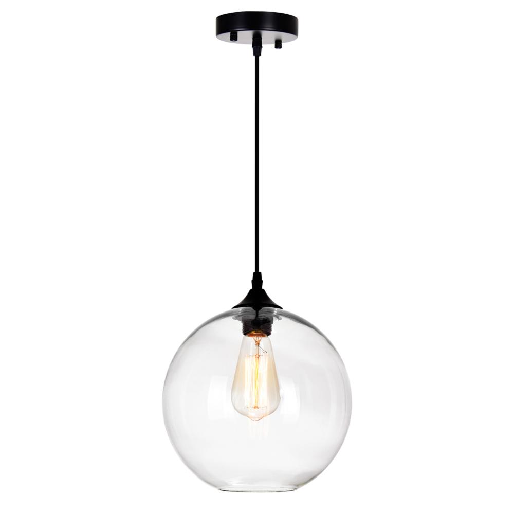 CWI Lighting 5553P10-Clear Glass 1 Light Down Mini Pendant with Transparent finish