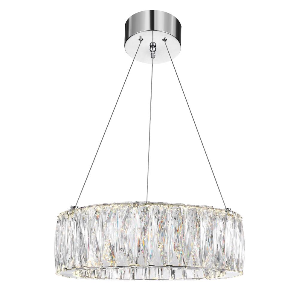 CWI Lighting 5704P16-1-601-B Juno LED Chandelier with Chrome finish