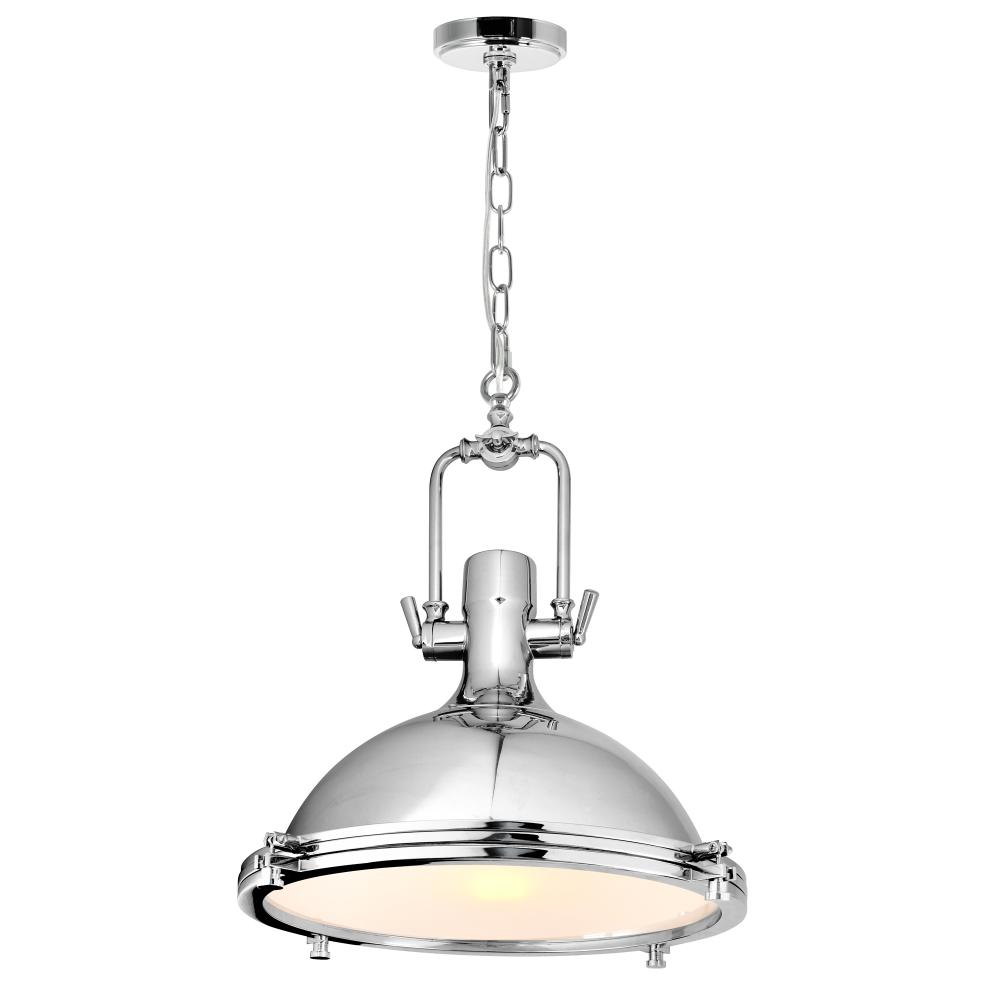 CWI Lighting 9602P16-1-601 Show 1 Light Down Pendant with Chrome finish