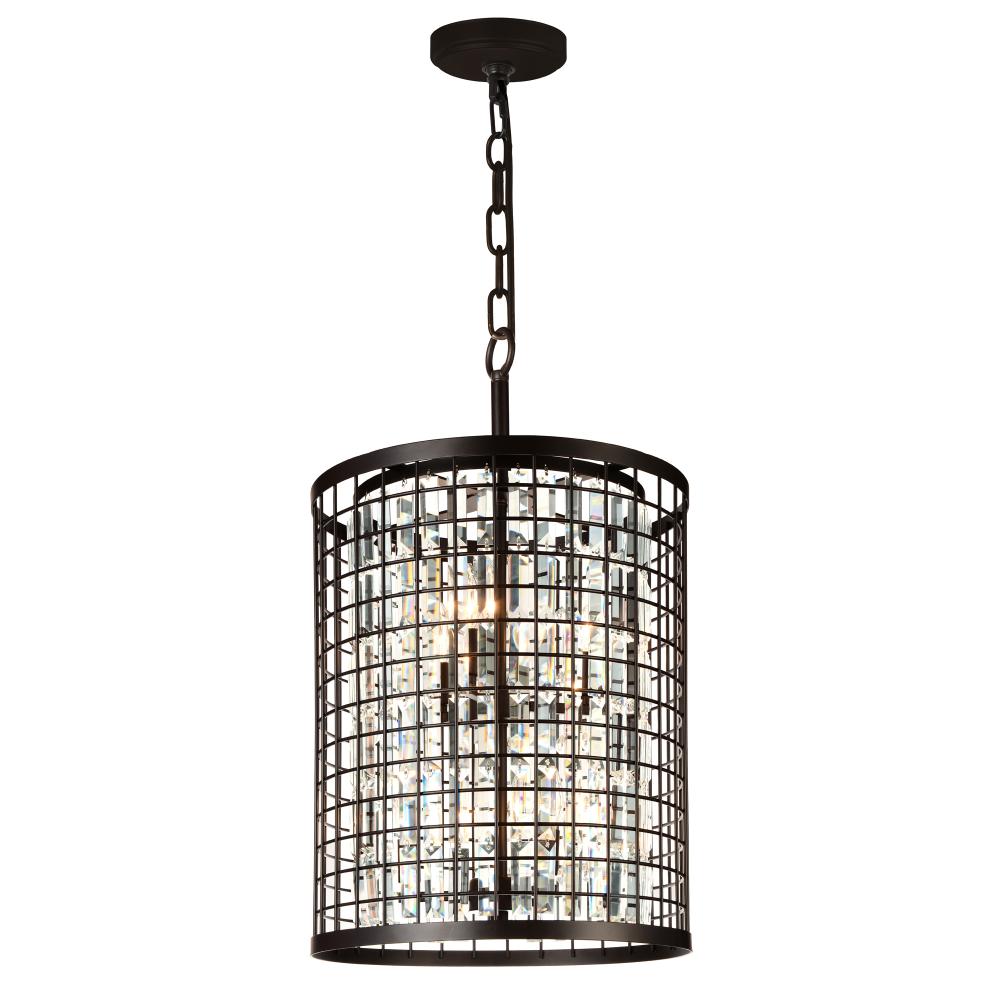CWI Lighting 9697P17-6-192 Meghna 6 Light Up Chandelier with Brown finish