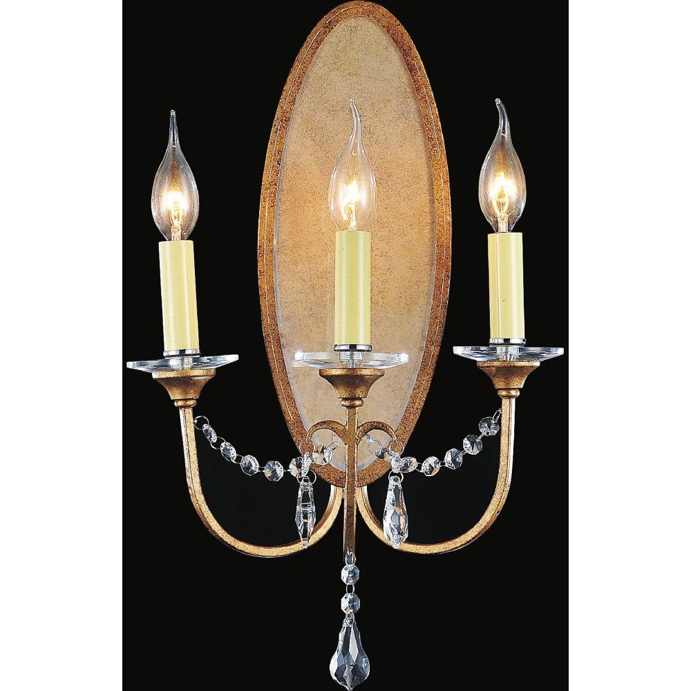 CWI Lighting 9836W12-3-125 Electra 3 Light Wall Sconce with Oxidized Bronze finish