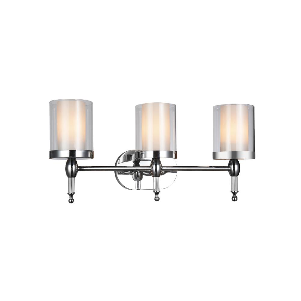 CWI Lighting 9851W24-3-601 Maybelle 3 Light Vanity Light with Chrome finish