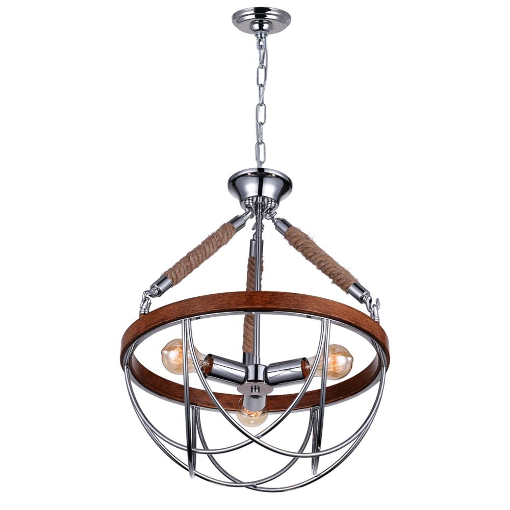 CWI Lighting 9965P18-3-601 Parana 3 Light Down Chandelier with Chrome finish