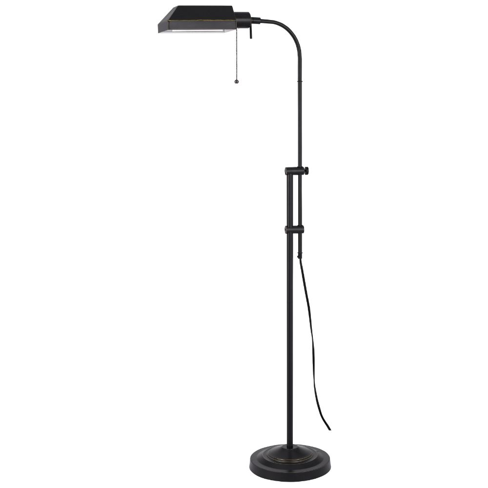 CAL Lighting BO-117FL-DB 100W Pharmacy Floor Lamp W/Adjustable Pole in Dark Bronze