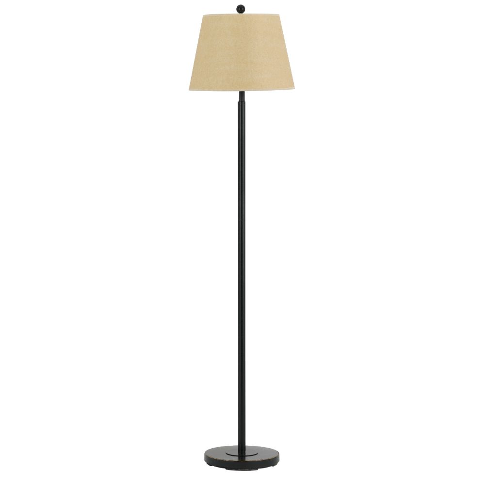 Cal Lighting BO-2077FL-DB Dark Bronze Andros 1 Light Pedestal Base Floor Lamp