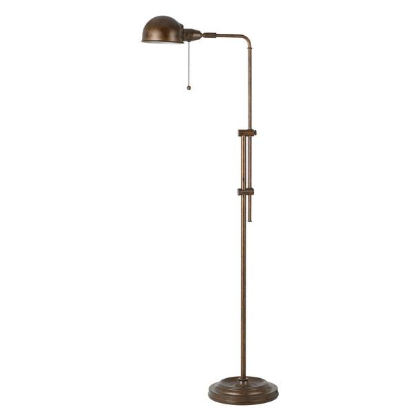 CAL Lighting BO-2441FL-RU 60W Croby Pharmacy Floor Lamp With Adjustable Pole in Rust