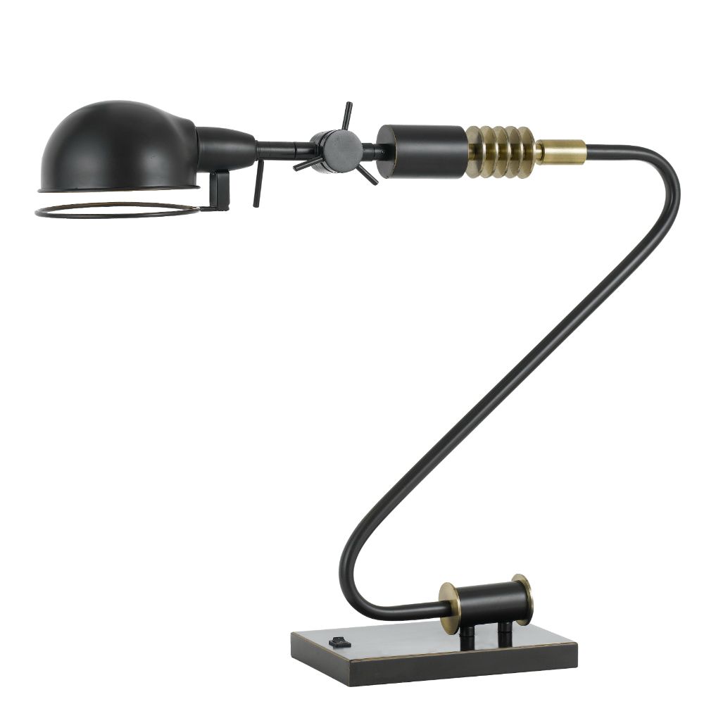 CAL Lighting BO-2734DK 60W Adjustable Desk Lamp in Dark Bronze