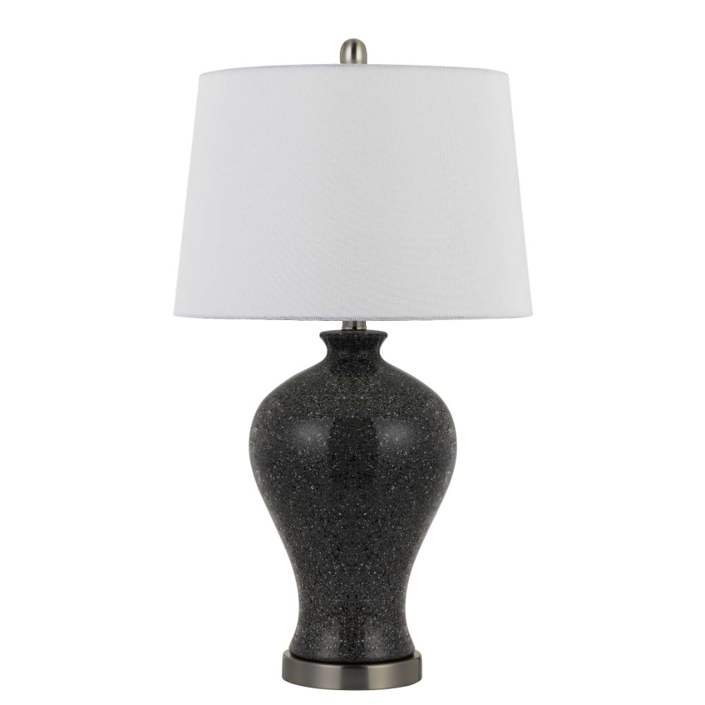 CAL Lighting BO-2848TB-2 Megara 100w On Off Ceramic Table Lamps (sold And Priced As Pairs) in Marble