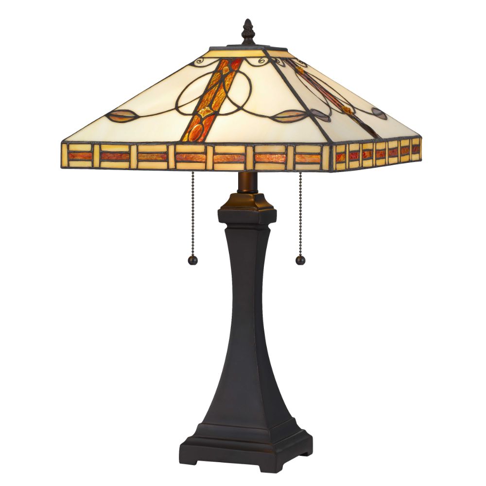 CAL Lighting BO-2903TB Tiffany Table Lamp