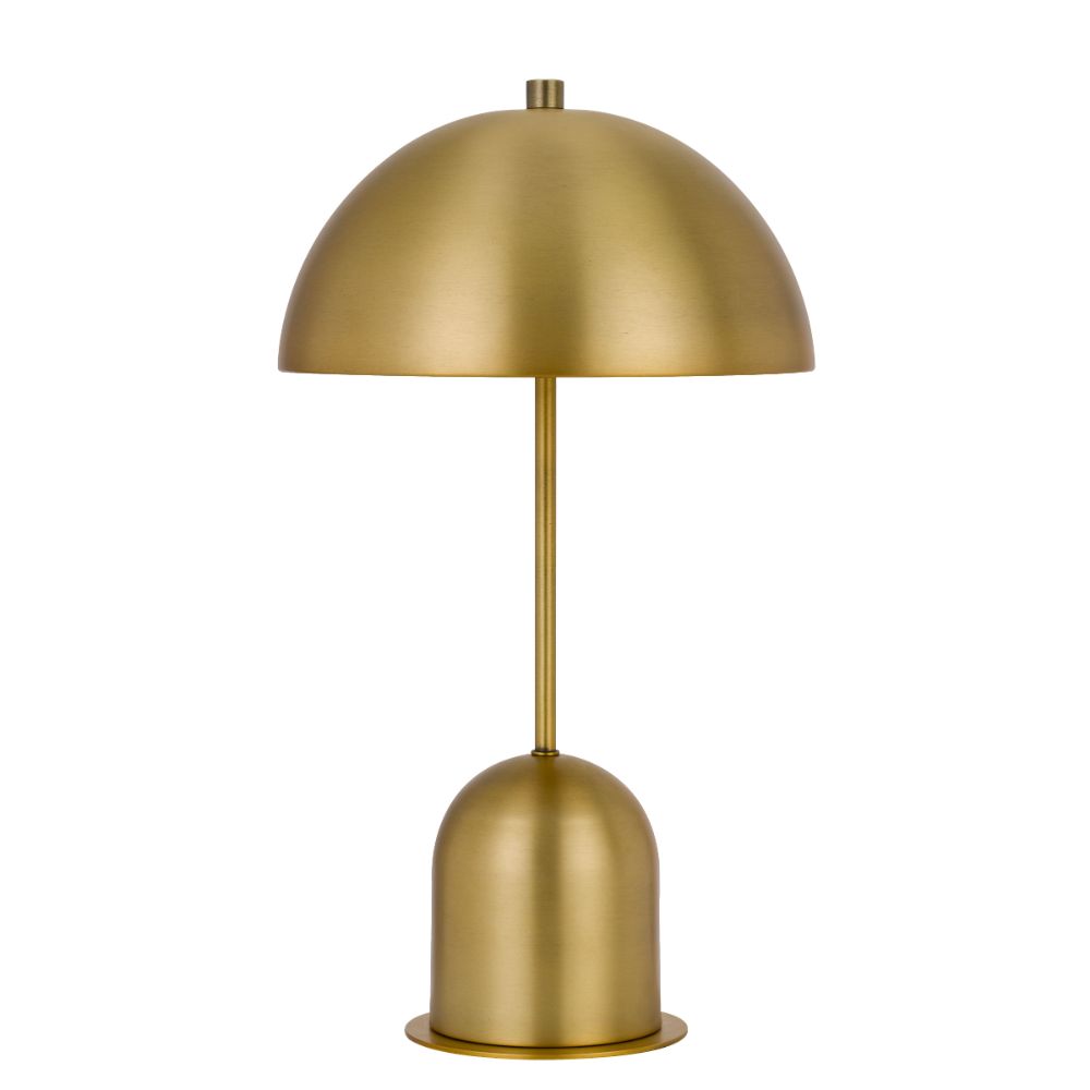 CAL Lighting BO-2978DK-AB 40W Peppa metal accent lamp with on off touch sensor switch in Antique Brass