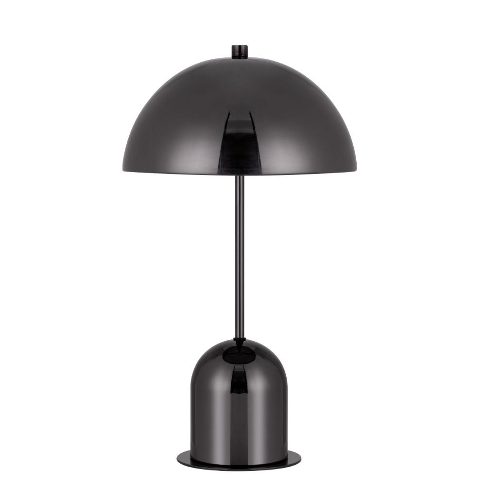 CAL Lighting BO-2978DK-MT 40W Peppa metal accent lamp with on off touch sensor switch in Gun Metal