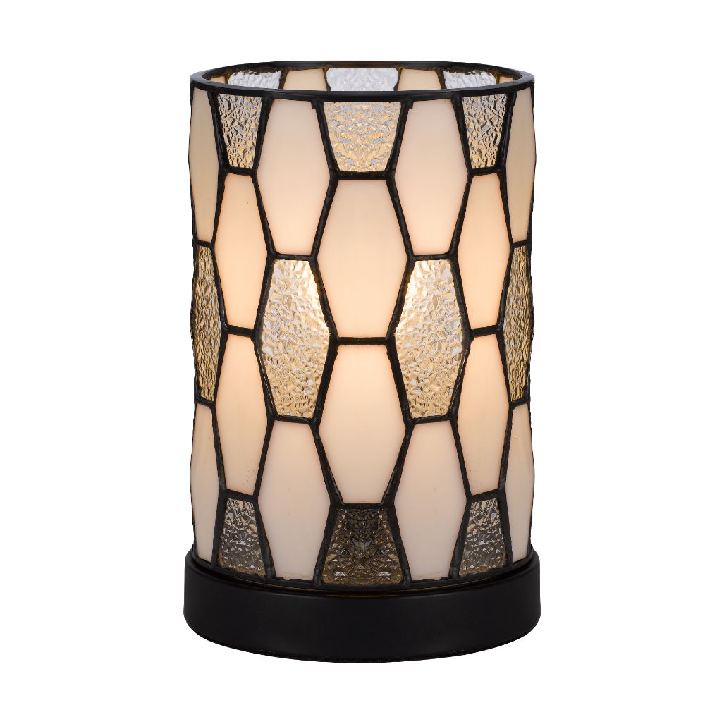 Cal Lighting BO-3120AC 40W metal/resin Tiffany accent lamp 