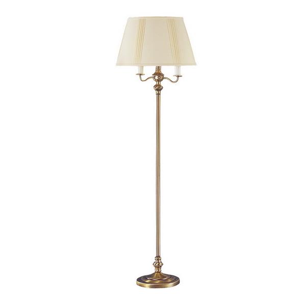 CAL Lighting BO-315-AB 150W 6 Way Floor Lamp W/10 Lbs. Weighted Base in Antique Brass