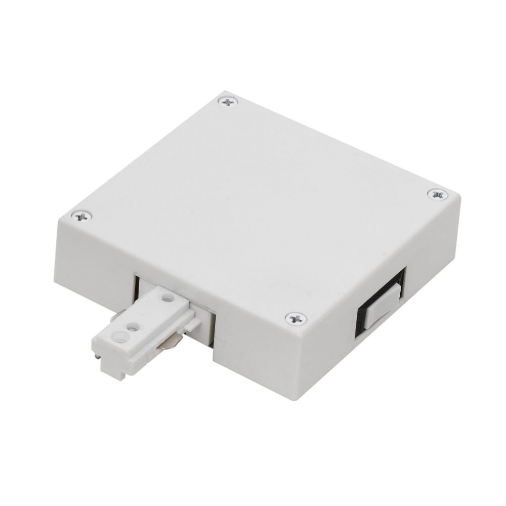 Cal Lighting HT-100-10A-WH 10 Amp Current Delimiter, Single Live End in White 