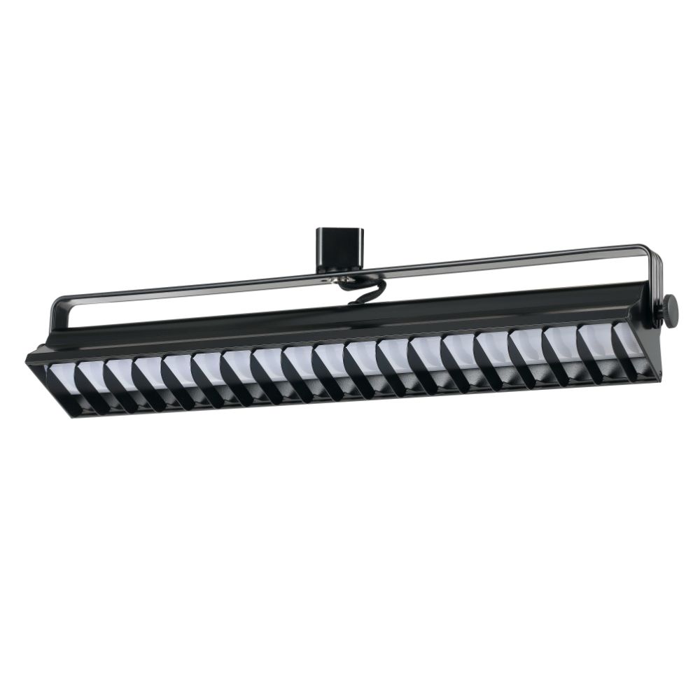 Cal Lighting Ht-633M-Bk Ac 40W  4000K  2640 Lumen  Dimmable Integrated Led Wall Wash Track Fixture