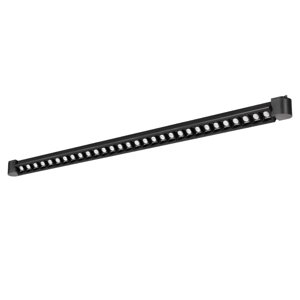 CAL Lighting HT-812L-BK Dimmable Integrated Led 60w,  3024 Lumen, 85 Cri, 3000k, 3 Wire Wall Wash Track Fixture in Black