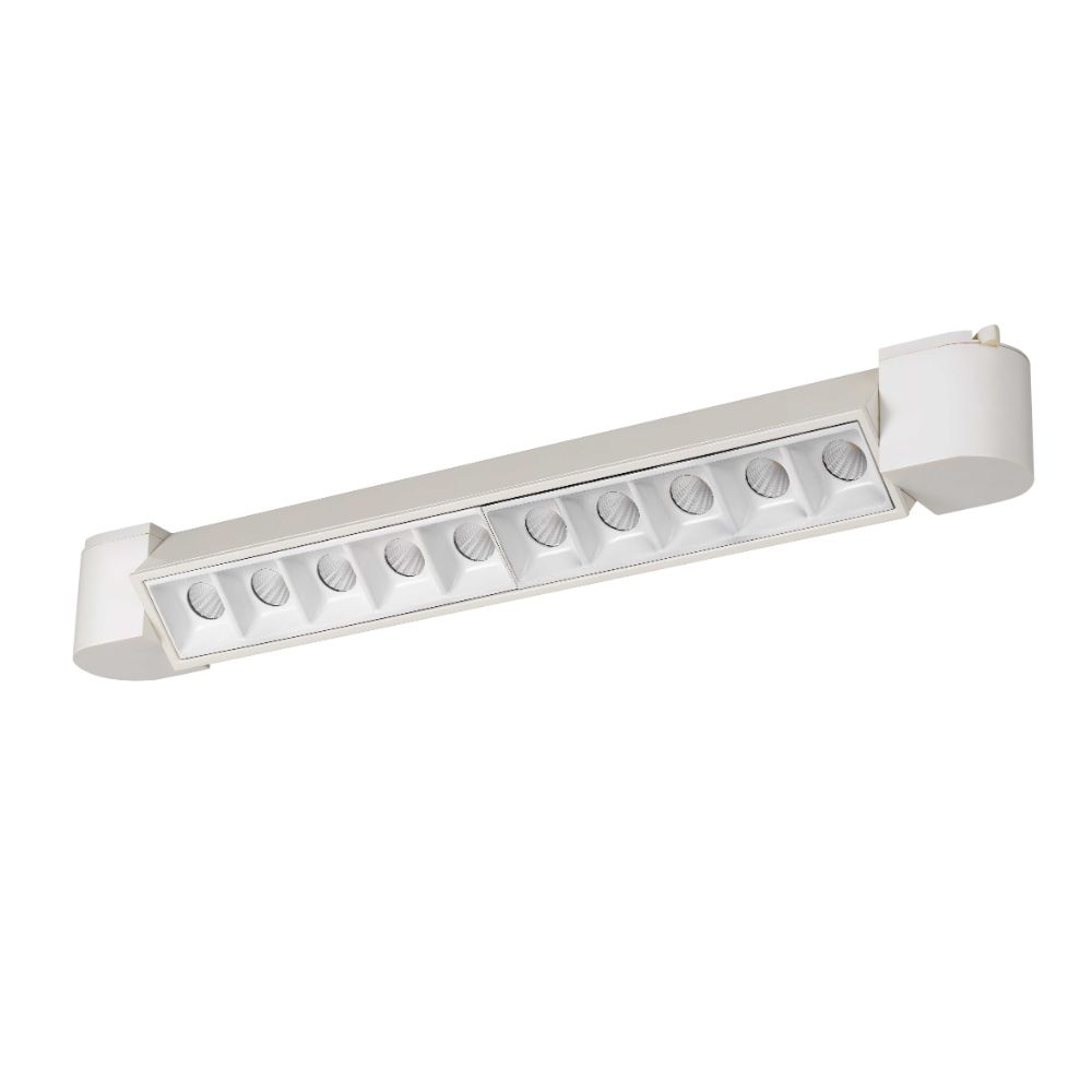 CAL Lighting HT-812S-WH Dimmable Integrated Led 60w,  3024 Lumen, 85 Cri, 3000k, 3 Wire Wall Wash Track Fixture in White
