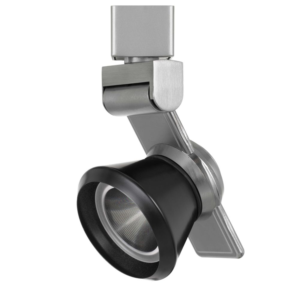 CAL Lighting HT-999BS-CONEBK 12w Dimmable Integrated Led Track Fixture, 750 Lumen, 90 Cri