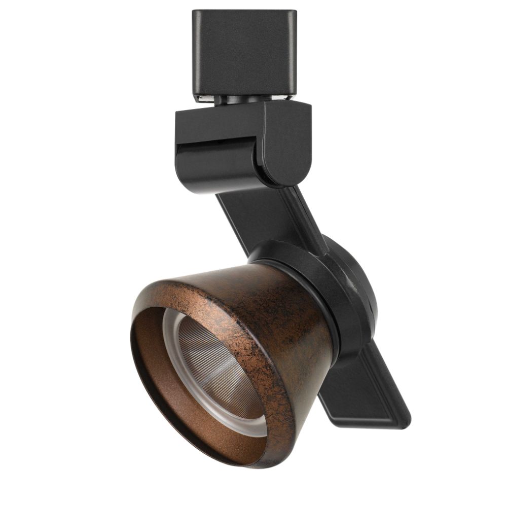 CAL Lighting HT-999DB-CONERU 12w Dimmable Integrated Led Track Fixture, 750 Lumen, 90 Cri