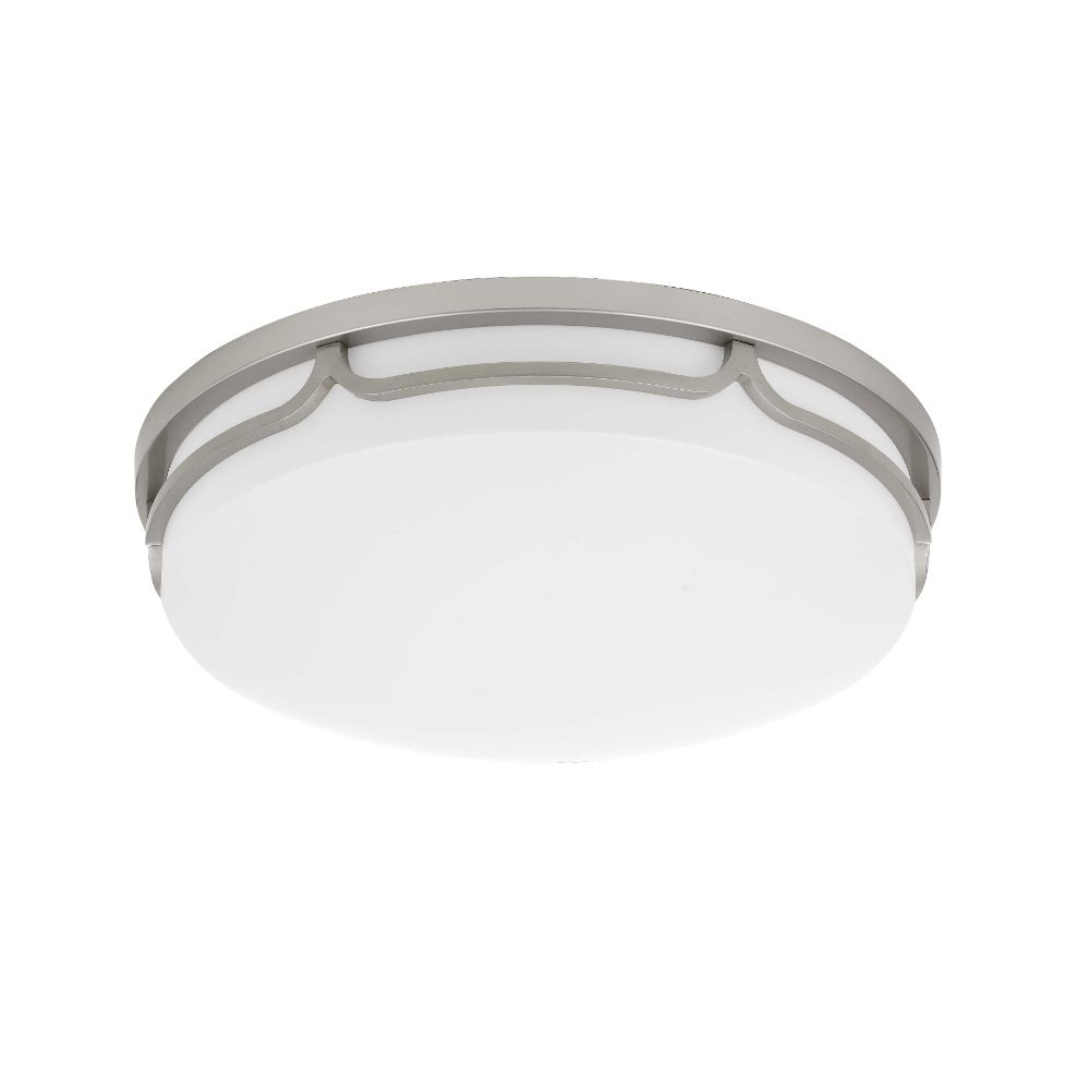 CAL Lighting LA-702 Integrated Led 25w, 2000 Lumen, 80 Cri, Dimmable Ceiling Flush Mount With Acrylic Diffuser in Painted Steel