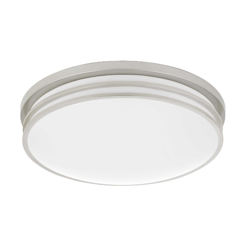 CAL Lighting LA-708 Integrated Led 25w, 2000 Lumen, 80 Cri, Dimmable Ceiling Flush Mount With Acrylic Diffuser in Painted Steel