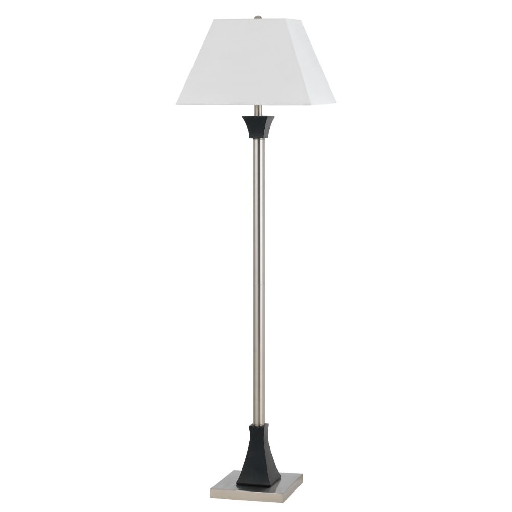 Cal Lighting LA-8021FL-1-BS 60" Tall Metal Floor Lamp in Dark Broze/Espresso
