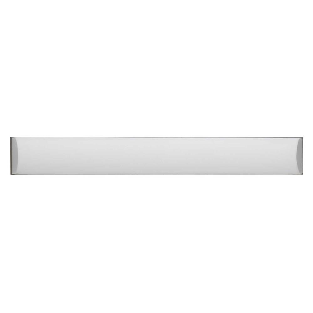 CAL Lighting LA-8603-L Integrated Led 39w, 3500 Lumen, 80 Cri Dimmable Vanity Light With Acrylic Diffuser in Brushed Steel