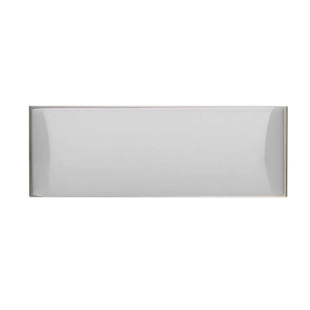 CAL Lighting LA-8603-S Integrated Led 13w, 940 Lumen, 80 Cri Dimmable Vanity Light With Acrylic Diffuser in Brushed Steel