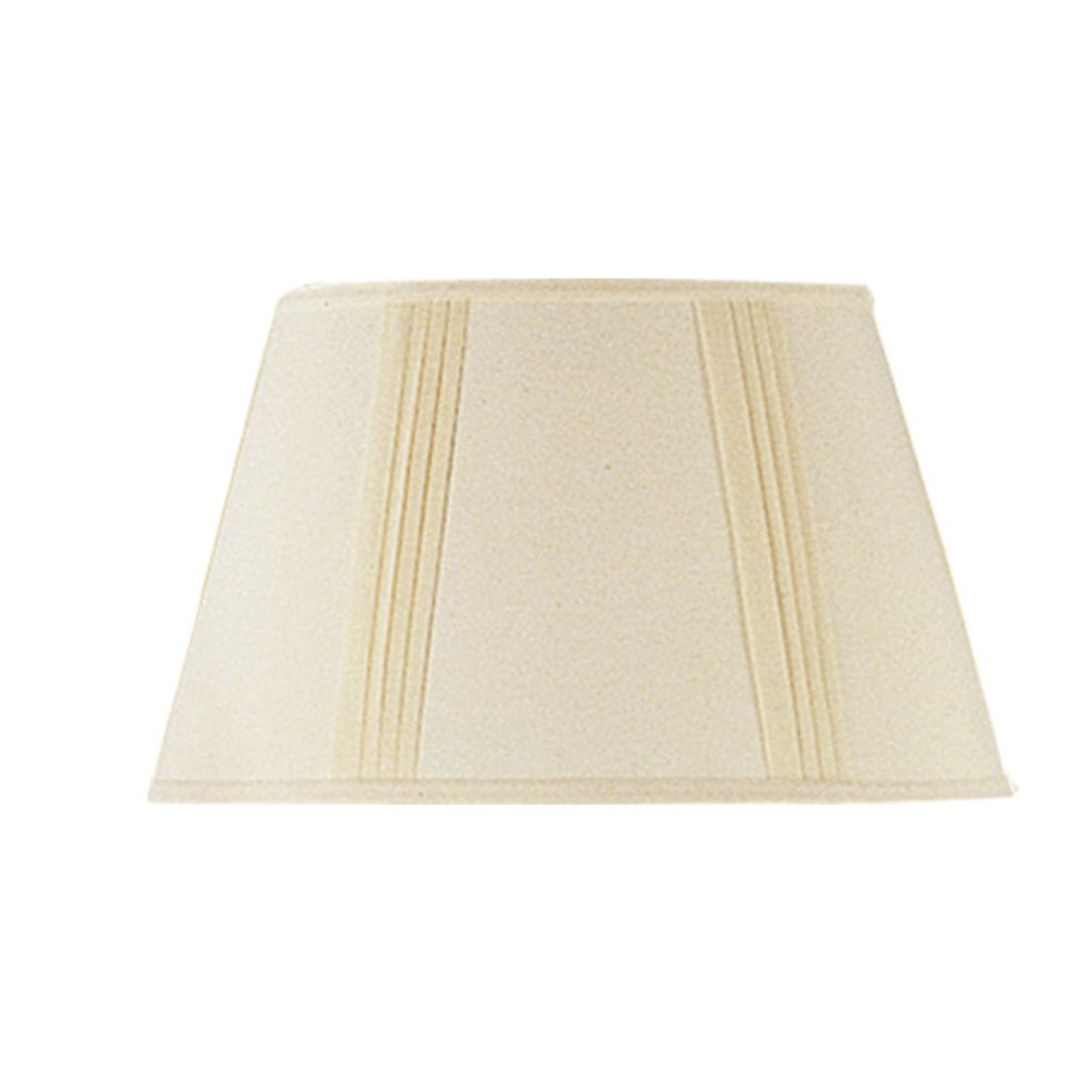 Cal Lighting SH-3204-OW SIDE PLEATED LINEN SHADE