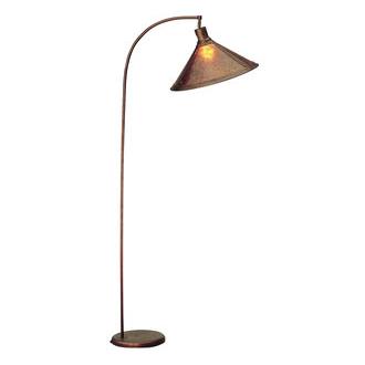 CAL Lighting BO-217-RU 150W 3 Way Arc Floor Lamp W/Mica Shade in Rust