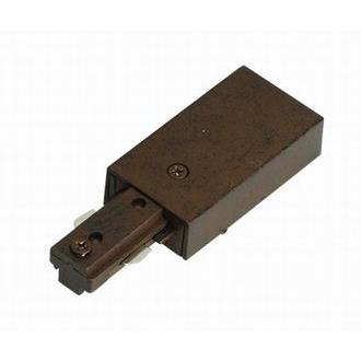 Cal Lighting HT-274-RU Rust Live End Connector for HT Track Systems