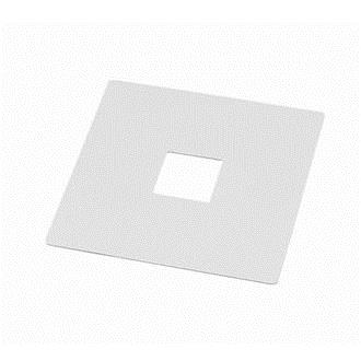 Cal Lighting HT-287-WH Frosted White Generic Junction Box Cover for HT Track Systems