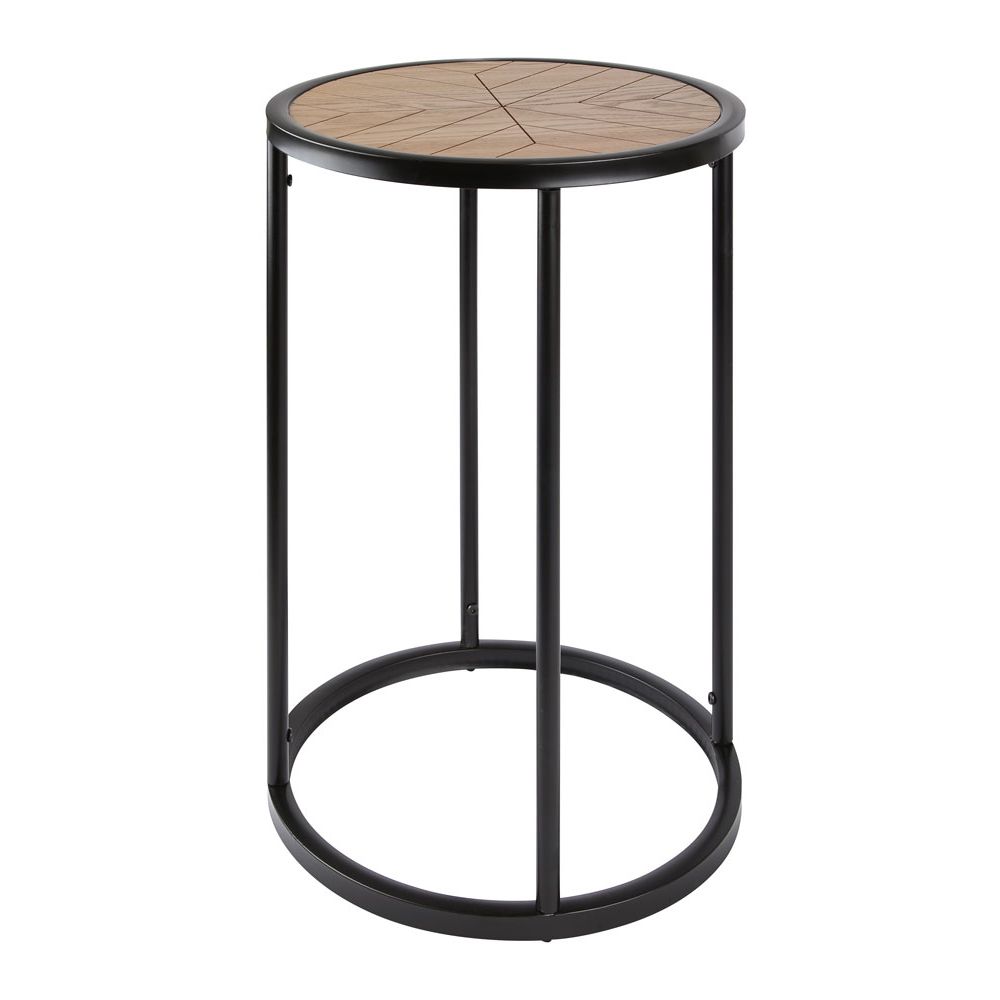 Canarm 203599-01 Side Table in Brown/black