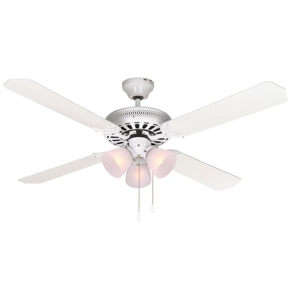 Canarm CF52CH44WH 3 Light Chateau IV, 52" Ceiling Fan in White