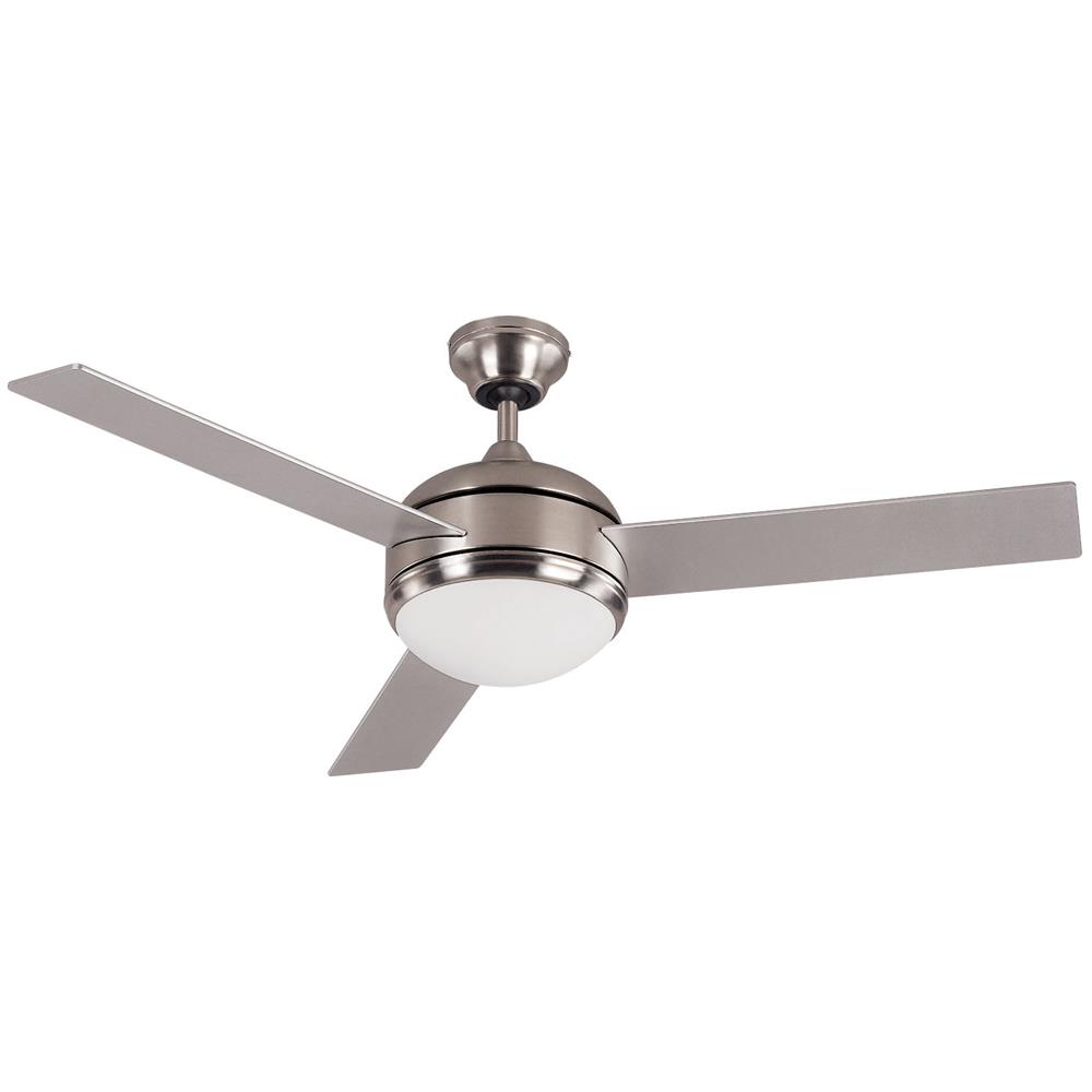 Canarm CF15148351S Brushed Pewter Calibre 48" Ceiling Fan with White / Grey blades
