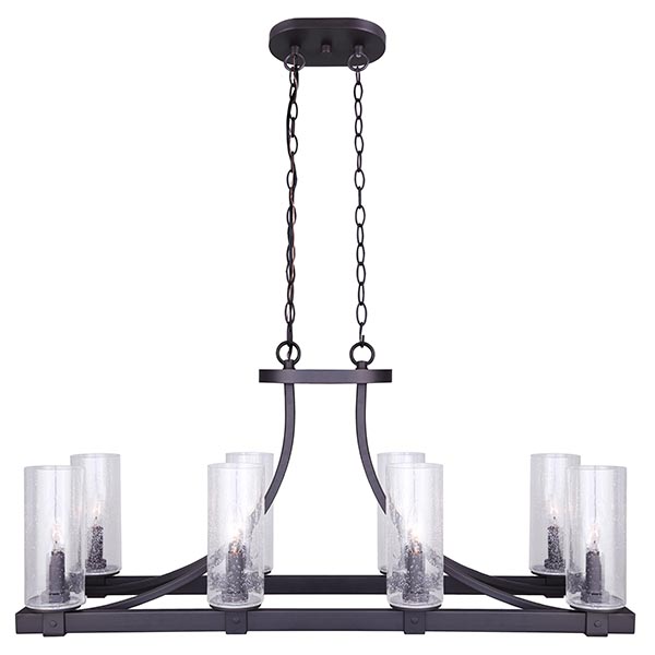 Canarm ICH633A08ORB Nash Chandelier in Oil Rubbed Bronze