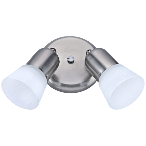 Canarm Icw5251 Omni 2 Light Ceiling/wall In Bpt - Brushed Pewter