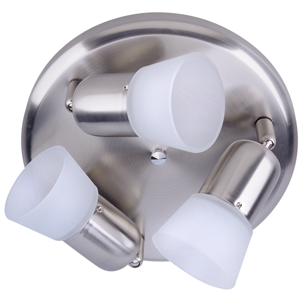 Canarm Icw5351 Omni 3 Light Ceiling/wall In Bpt - Brushed Pewter
