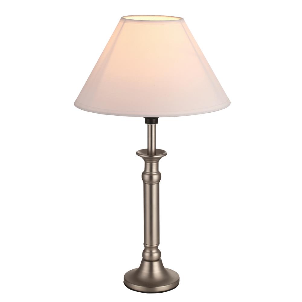 Canarm ITL003BBN 1 Lt. Table Lamp in Brushed Nickel