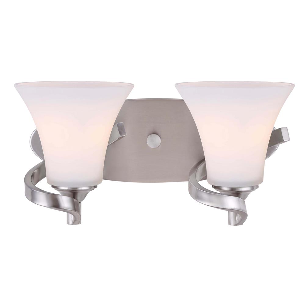 Canarm IVL587A02BN 2 Light Wall in BRUSHED NICKEL