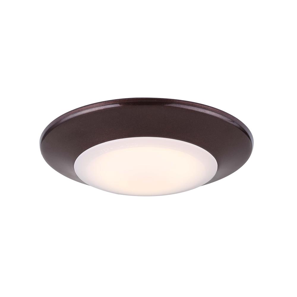 Canarm LED-SM4DL-ORB-C LED Low Profile Disc Light in oil rubbed bronze