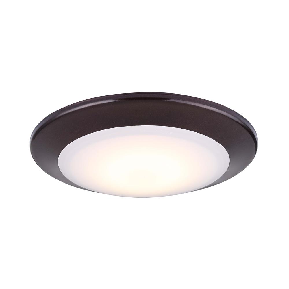 Canarm LED-SM6DL-ORB-C LED Low Profile Disc Light in oil rubbed bronze