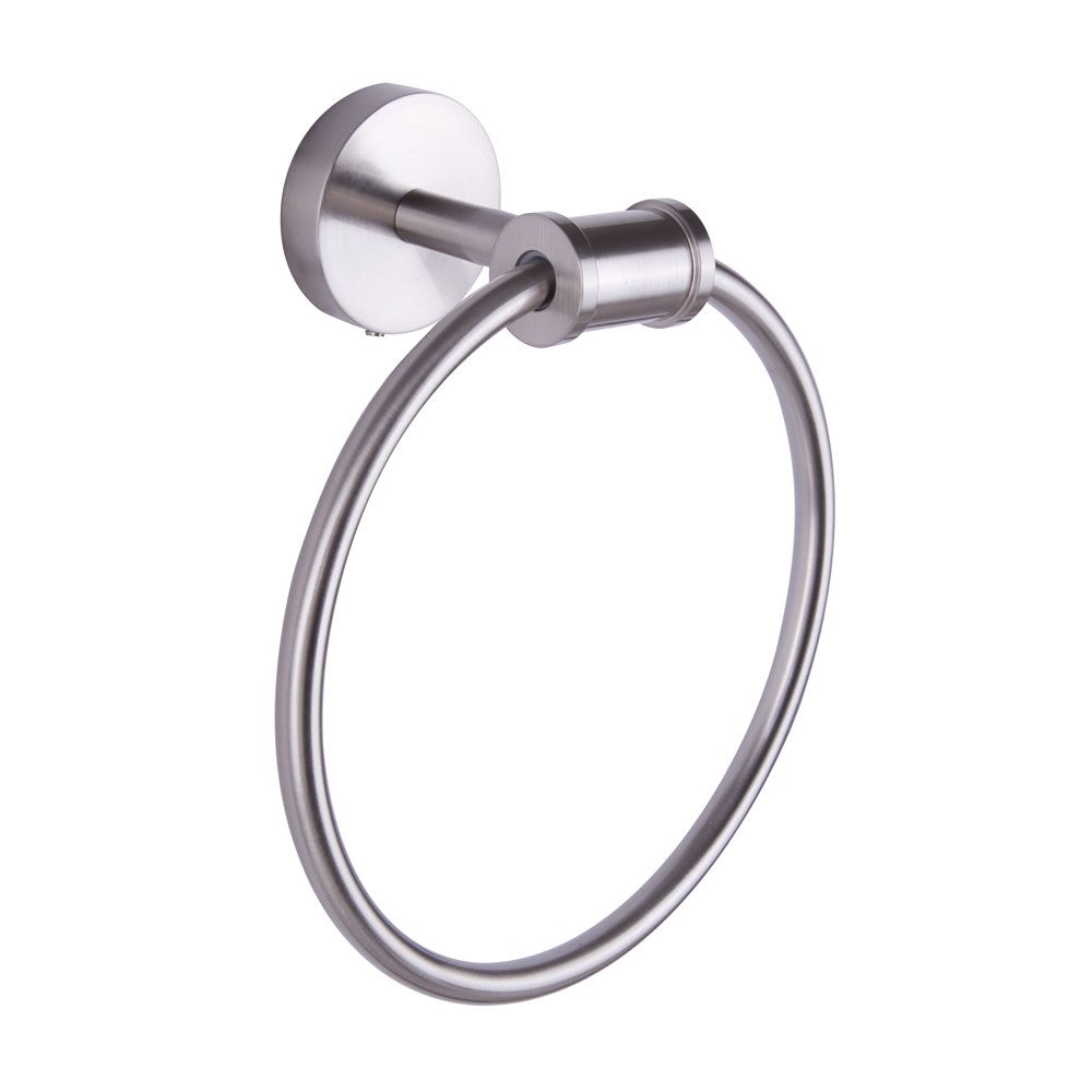 Canarm BA102A07BN Carson Towel Ring in Brushed Nickel
